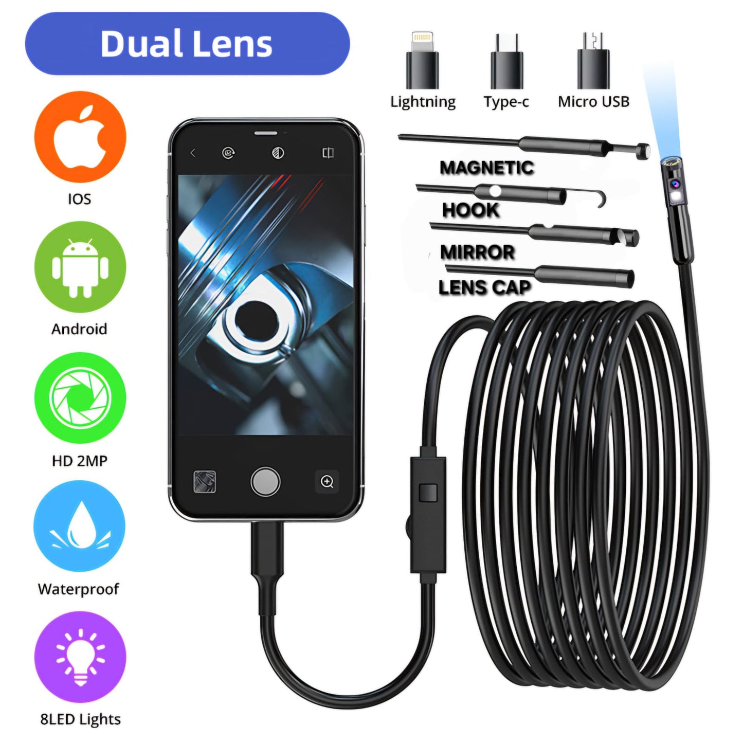 DUAL BORESCOPE CAMERA