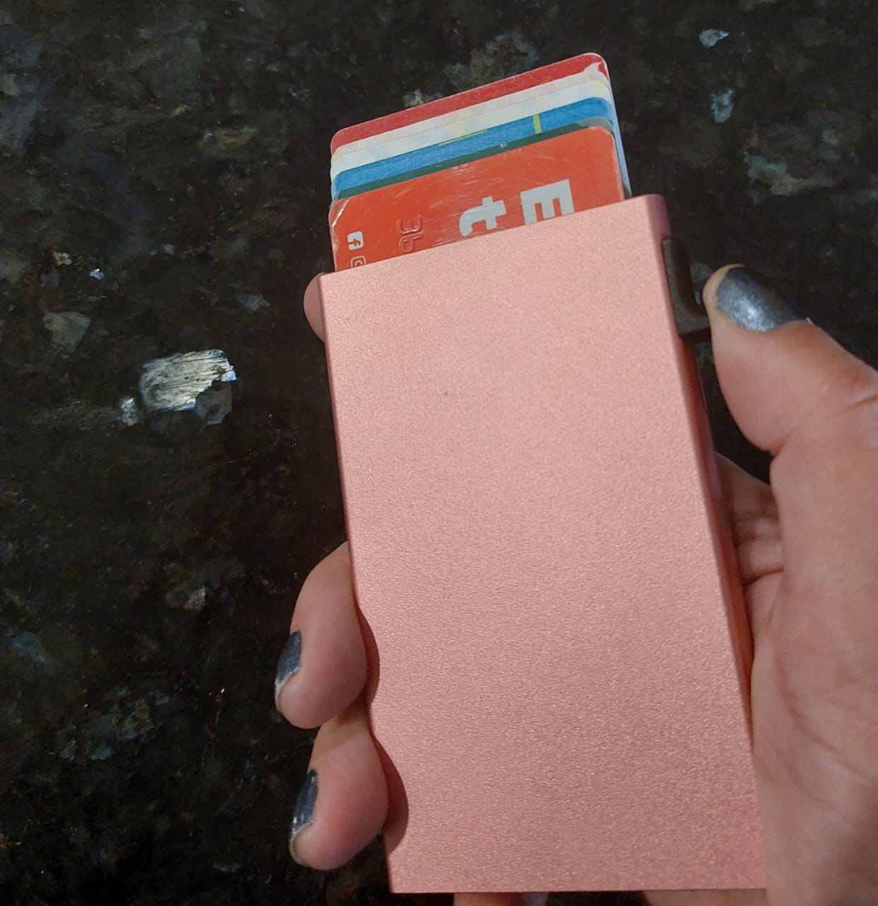 Slim Metalic Minimalist Wallet