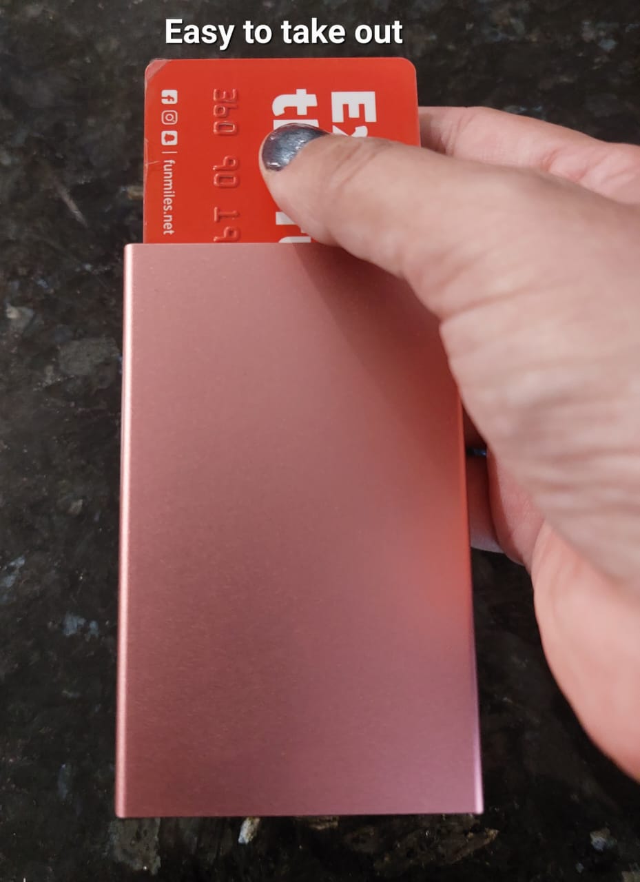 Slim Metalic Minimalist Wallet