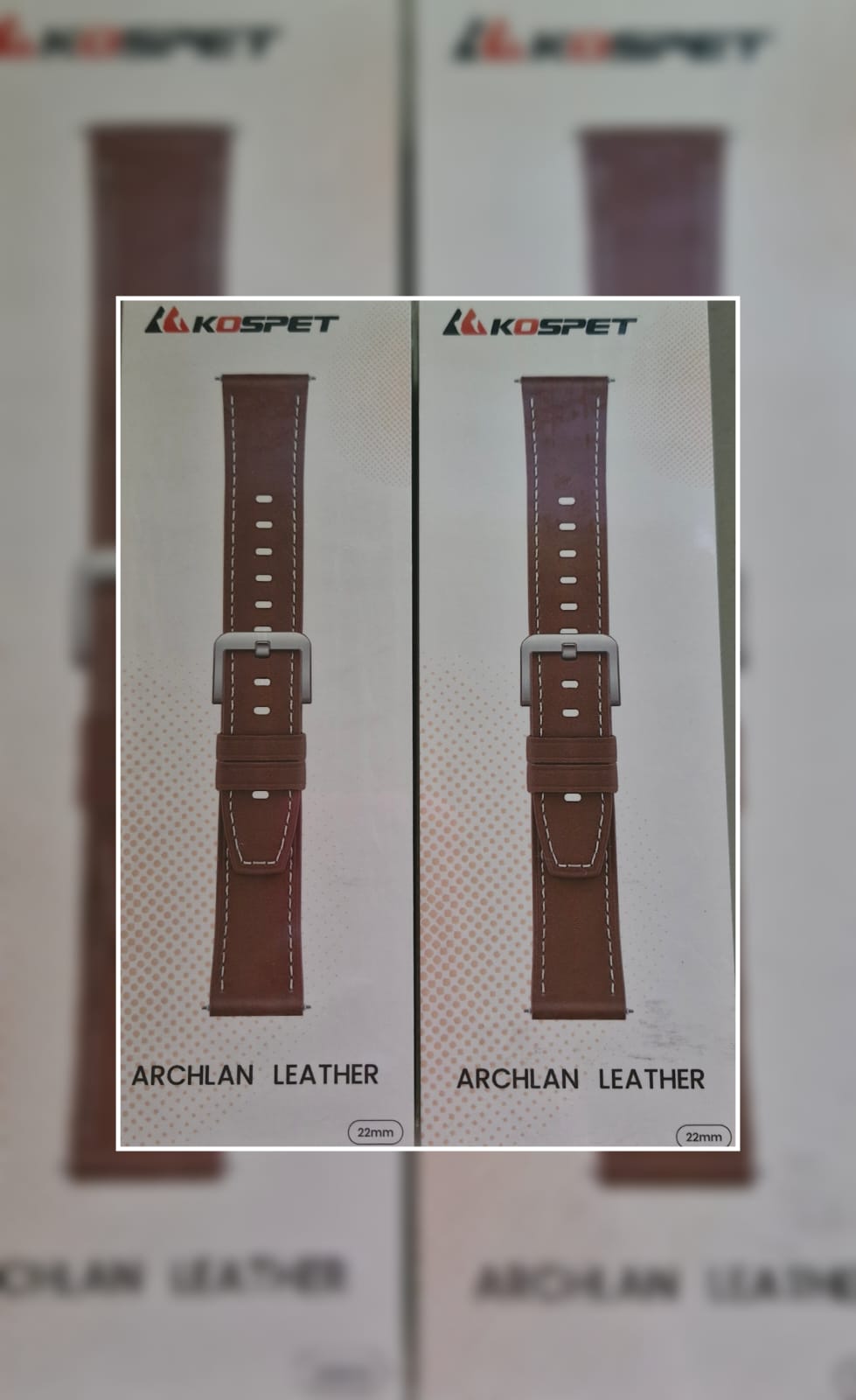 KOSPET ARCHLAN LEATHER WATCH STRAP