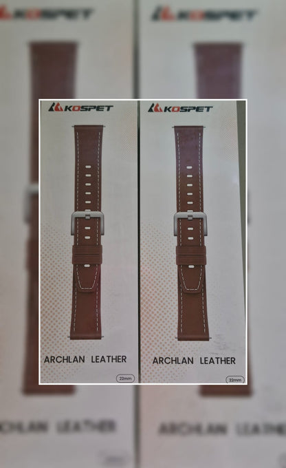KOSPET ARCHLAN LEATHER WATCH STRAP