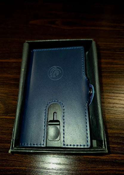 RFID Oil Wax Genuine Leather Minimalist Wallet