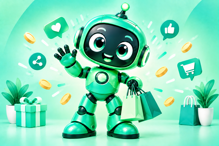 Smarty robot mascot