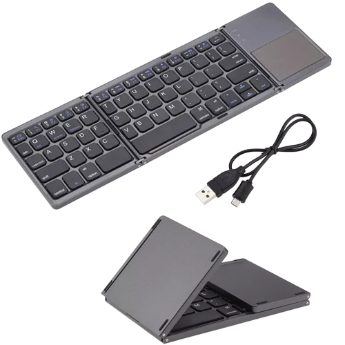 Wireless Slim Foldable Bluetooth Keyboard